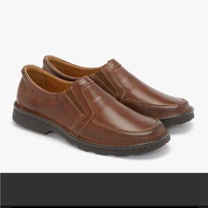 RYLKO Leather moccasin brown. Size 13. New, never worn. European designer.